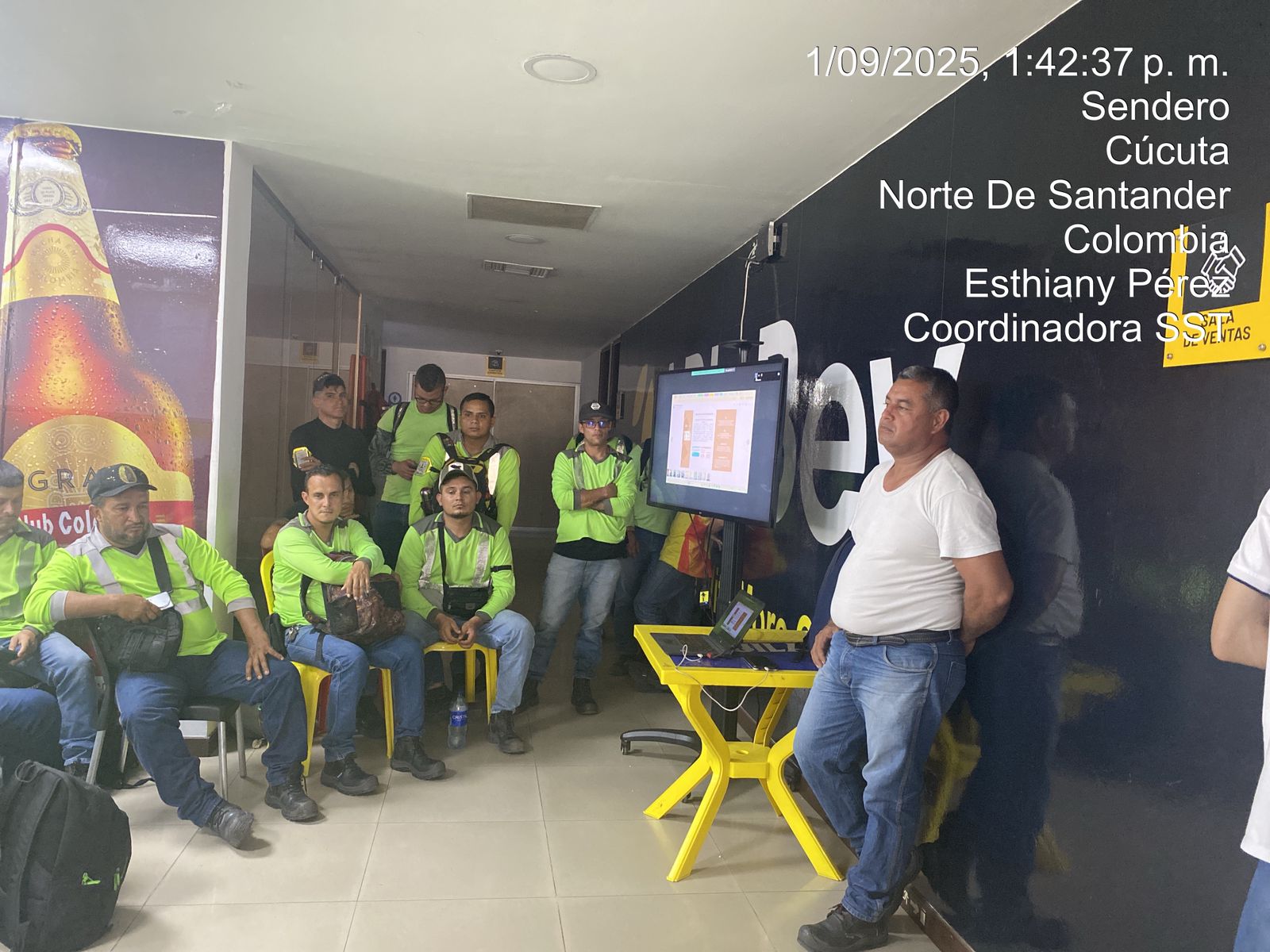 Evidencia de capacitación